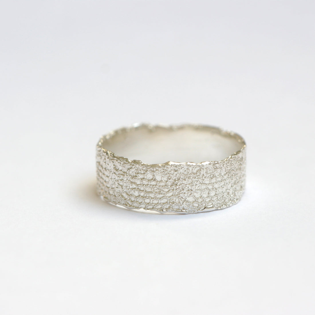 aanschuifring van zilver kant-Hester Zagt