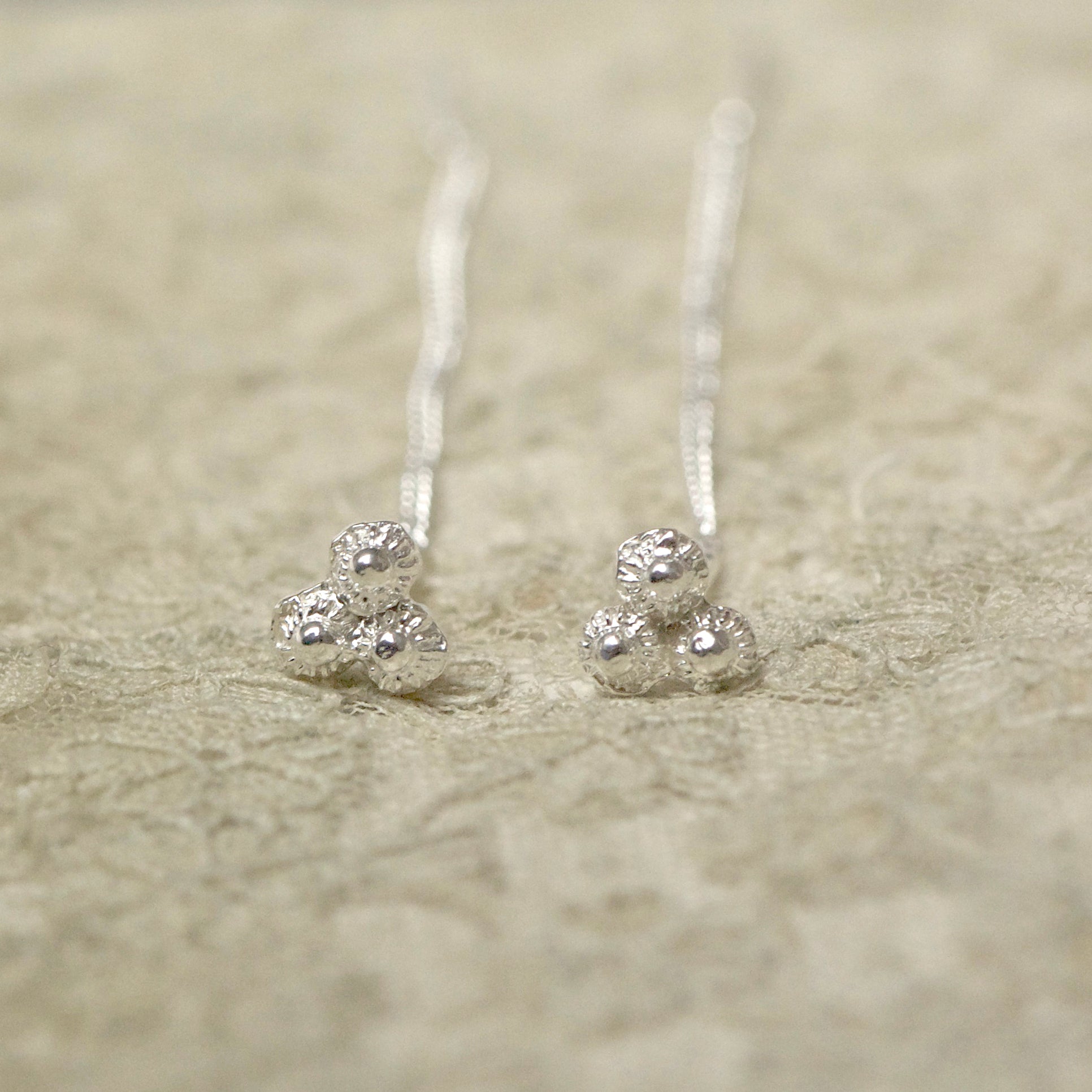 Silberohrringe mit Perlen – inspiriert von feiner Spitzenarbeit x Rijksmuseum