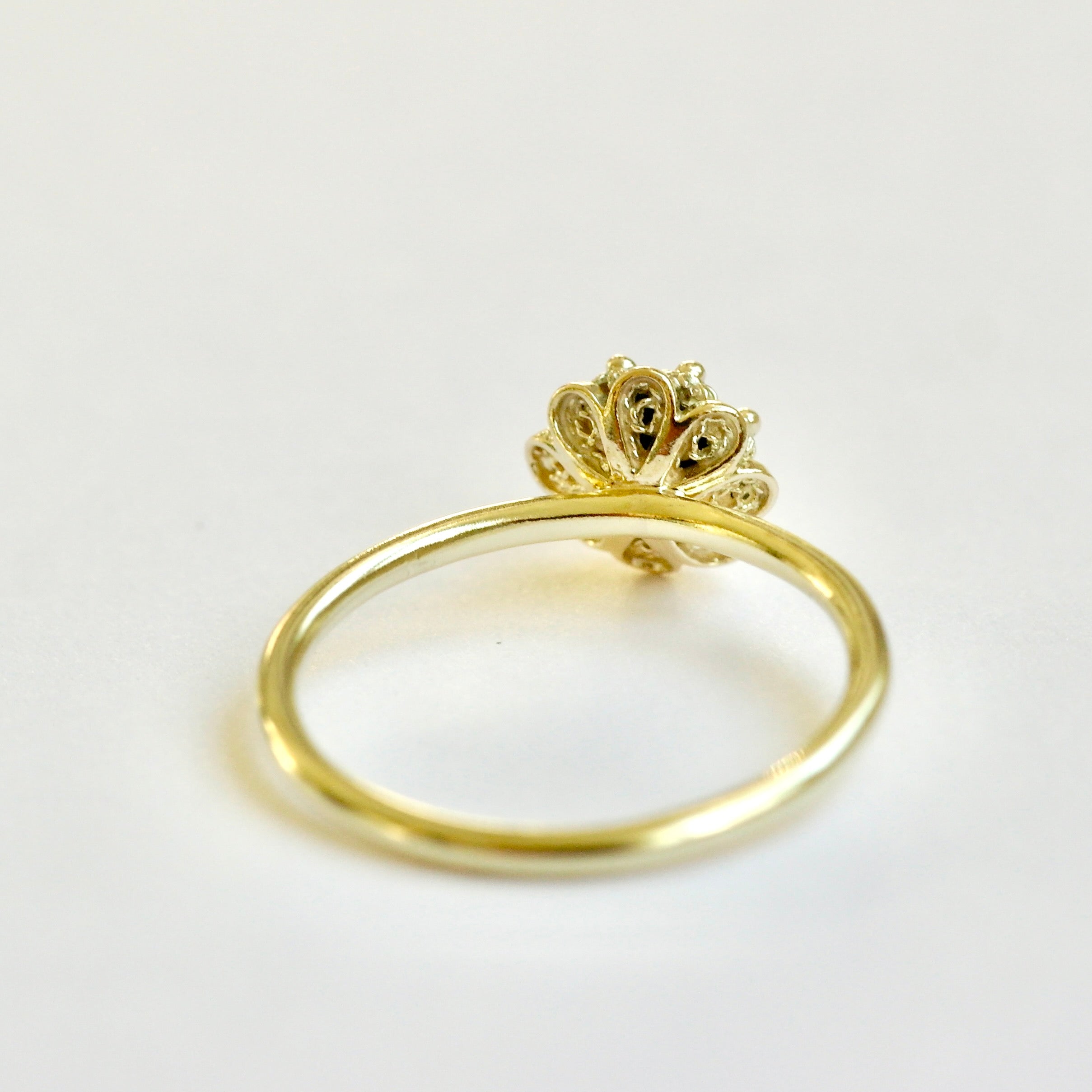 Zeeland Knopf Ring Gold