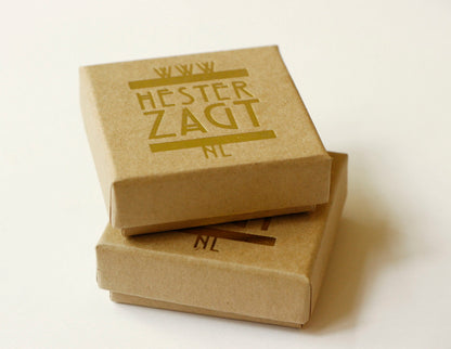 Blikjes armband met witte parel - Hester Zagt